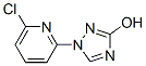 1-(6-氯-2-哌啶)-1H-3-羟基-1,2,4三唑结构式_80714-26-7结构式
