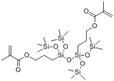 1,3-双(3-丙烯酸氧基丙基)四(三甲基硅氧基)二硅烷结构式_80722-63-0结构式