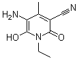 5-氨基-1-乙基-1,2-二氢-6-羟基-4-甲基-2-氧代-3-吡啶甲腈结构式_80749-15-1结构式