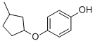 4-[(3-甲基环戊基)氧基]-苯酚结构式_809236-49-5结构式