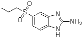 2-氨基-5-丙磺酰基苯并咪唑结构式_80983-34-2结构式