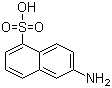 6-氨基-1-萘磺酸结构式_81-05-0结构式