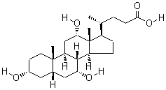 胆酸;胆汁酸结构式_81-25-4结构式