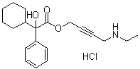 N-DES乙基 氧基丁炔IN盐酸盐结构式_81039-77-2结构式