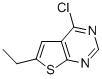 4-氯-6-乙基噻吩并[2,3-d]嘧啶结构式_81136-42-7结构式