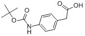 BOC-4-氨基苯乙酸结构式_81196-09-0结构式
