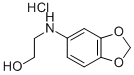 2-(1,3-苯并二氧代l-5-基氨基)乙醇盐酸盐结构式_81329-90-0结构式