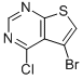 5-溴-4-氯噻吩并[2,3-d]嘧啶结构式_814918-95-1结构式