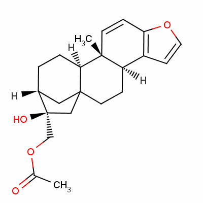 咖啡豆醇乙酸酯结构式_81760-47-6结构式