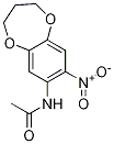 7-乙酰氨基-8-硝基-3,4-二氢-2H-1,5-苯并二氧杂卓结构式_81864-61-1结构式