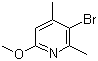 3-溴-6-甲氧基-2,4-二甲基吡啶结构式_819069-57-3结构式
