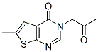 (9CI)-6-甲基-3-(2-氧代丙基)-噻吩并[2,3-d]嘧啶-4(3H)-酮结构式_819844-50-3结构式