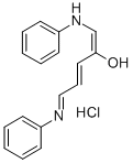 1-苯胺-5-苯基亚氨基-1,3-戊二烯-2-醇盐酸结构式_82130-35-6结构式