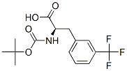BOC-D-3-三氟甲基苯丙氨酸结构式_82317-82-6结构式