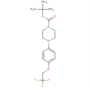 4-[4-(2,2,2-三氟甲氧基)苯基]-1-哌嗪羧酸-1,1-二甲基乙酯结构式_823197-52-0结构式