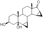 3b,5-二羟基-6b,7b:15b,16b-二亚甲基-5b-雄甾烷-17-酮结构式_82543-16-6结构式