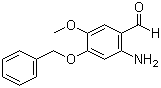 2-氨基-5-甲氧基-4-(苯基甲氧基)苯甲醛结构式_82583-95-7结构式