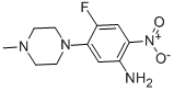 [4-氟-5-(4-甲基哌嗪-1-基)-2-硝基苯基]胺结构式_82759-10-2结构式
