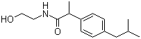 (±)-n-(2-hydroxyethyl)-2-[4-(2-methylpropyl)phenyl]propionamide Structure,82821-47-4Structure