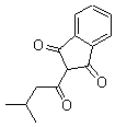 2-Isovaleryl-1,3-indanedione Structure,83-28-3Structure