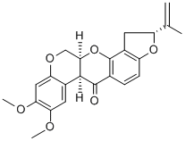 鱼藤酮结构式_83-79-4结构式