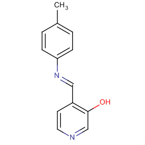 4-{(E)-[(4-甲基苯基)亚氨基]甲基}-3-吡啶醇结构式_830317-02-7结构式