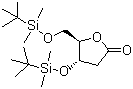 3,5-二-O-(叔丁基二甲基硅烷)-2-脱氧-D-核糖酸-1,4-内酯结构式_83159-91-5结构式