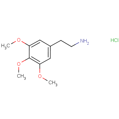 Mescaline hcl Structure,832-92-8Structure