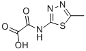 [(5-甲基-1,3,4-噻二唑-2-基)氨基]-(氧代)乙酸结构式_83244-81-9结构式
