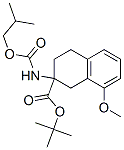 1,2,3,4-四氢-8-甲氧基-2-[[(2-甲基丙氧基)羰基]氨基]-2-萘羧酸-1,1-二甲基乙酯结构式_833489-37-5结构式