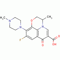 甲磺酸左旋氧氟沙星结构式_83380-47-6结构式