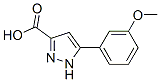3-(2-甲氧基苯基)-1H-吡唑-5-羧酸结构式_834868-54-1结构式