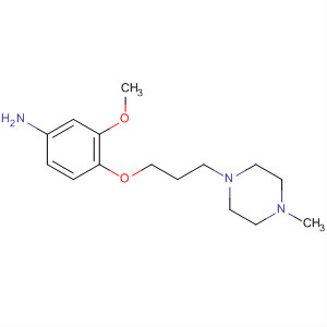 3-甲氧基-4-(3-(4-甲基哌嗪-1-基)丙氧基)苯胺结构式_835633-56-2结构式