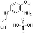 2-氨基-4-N-(beta-羟乙基)氨基苯甲醚硫酸盐结构式_83763-48-8结构式