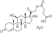 氢化可的松琥珀酸酯结构式_83784-20-7结构式