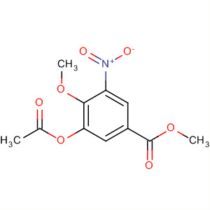 3-(乙酰基氧基)-4-(甲基氧基)-5-硝基苯甲酸甲酯结构式_838856-86-3结构式