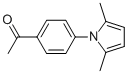 1-(4-乙酰基苯基)-2,5-二甲基吡咯结构式_83935-45-9结构式