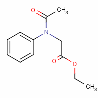 n-乙酰基-n-苯基甘氨酸乙酯结构式_83949-33-1结构式