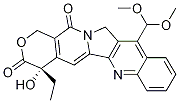 (S)-11-二甲氧基甲基-4-乙基-4-羟基-1,12-二氢-4H-2-噁-6,12a-二氮杂-二苯并[b,h]芴-3,13-二酮结构式_84017-99-2结构式