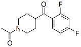 1-[4-(2,4-二氟苯甲酰基)-1-哌啶基]-1-乙酮结构式_84162-82-3结构式