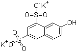2-萘酚-6,8-二磺酸二钾结构式_842-18-2结构式
