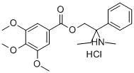 2-(甲基氨基)-2-苯基丁基3,4,5-三甲氧基苯甲酸结构式_84333-59-5结构式