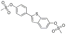 2-[4-[(甲磺酰)氧]苯基]-苯并[b]噻吩-6-醇 6-甲烷磺酸结构式_84449-65-0结构式