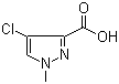 1-(N-甲基)-4-氯-3-吡唑甲酸结构式_84547-85-3结构式
