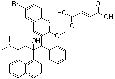 贝达喹啉富马酸盐结构式_845533-86-0结构式