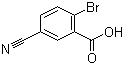 2-溴-5-氰基苯甲酸结构式_845616-12-8结构式