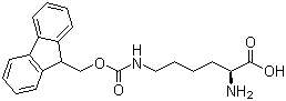 N-Fmoc-L-赖氨酸结构式_84624-28-2结构式