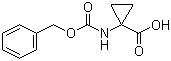 1-Cbz-氨基环丙烷羧酸结构式_84677-06-5结构式