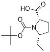 (2S,5S)-N-Boc-5-乙基吡咯烷-2-甲酸结构式_847943-29-7结构式