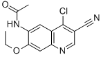 N-(4-氯-3-氰基-7-乙氧基喹啉-6-基)乙酰胺结构式_848133-76-6结构式